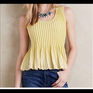 Anthropologie Moth Ostinato Knit Tank